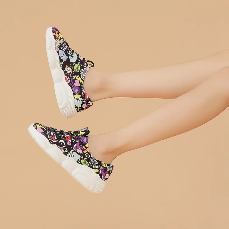 TT&MM Canvas Shoes Women's Low Top White-5