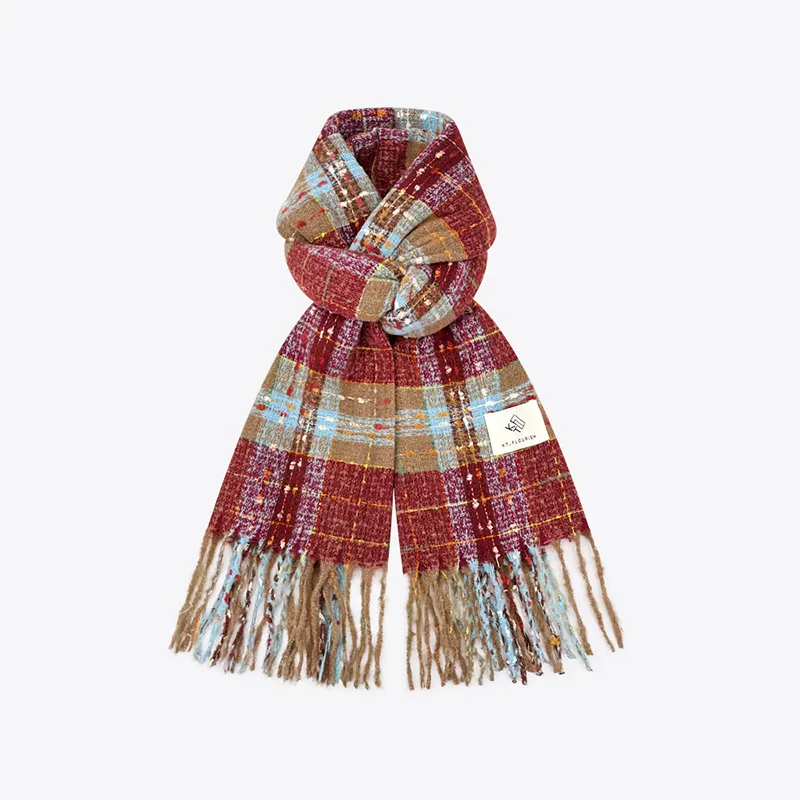 Lanza Knit Scarves Unisex-1