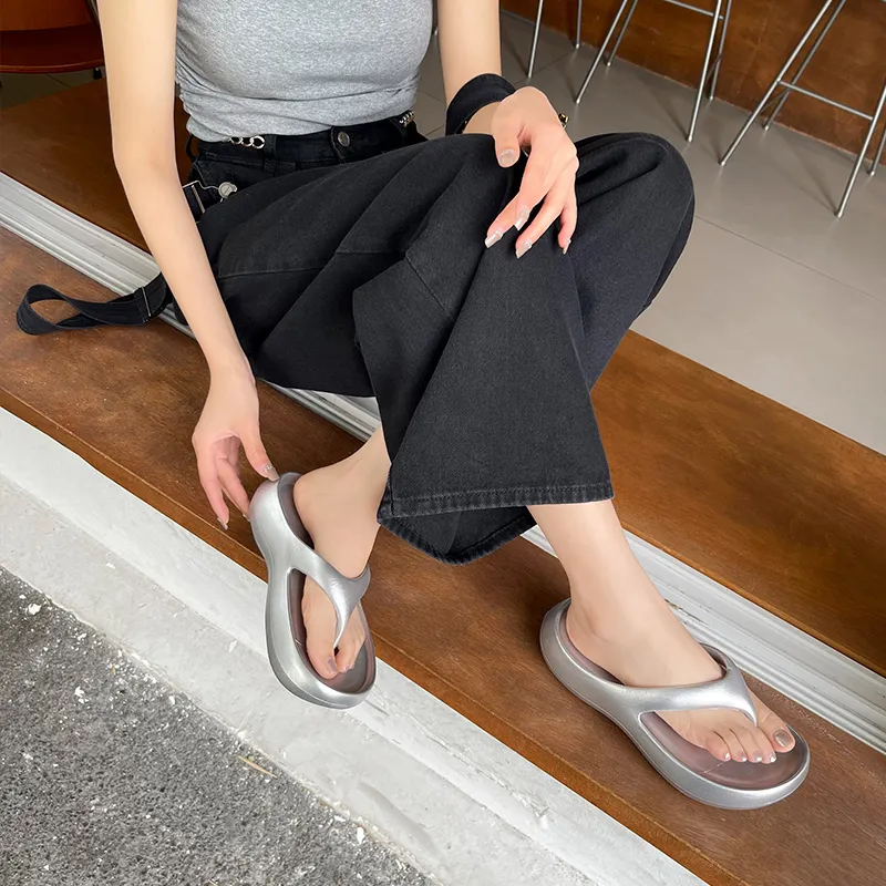 STELLA WEISZ EVA Cut Out Abrasion Resistant Slip Resistant Flip Flops Women's-2