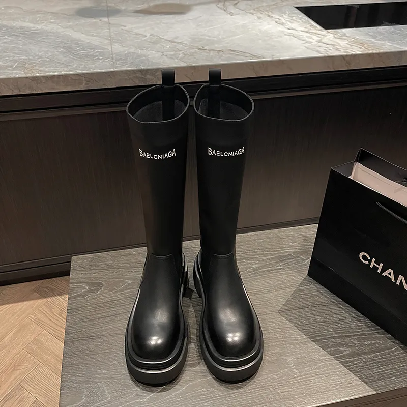 STELLA WEISZ Letter Boots Knee high Boots 4.5cm Women's-2