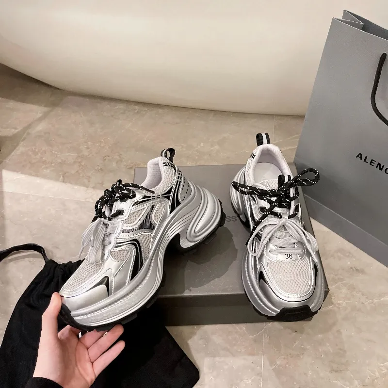 STELLA WEISZ Anti Slip Wear Resistant Low Top Chunky Sneakers Women's-4