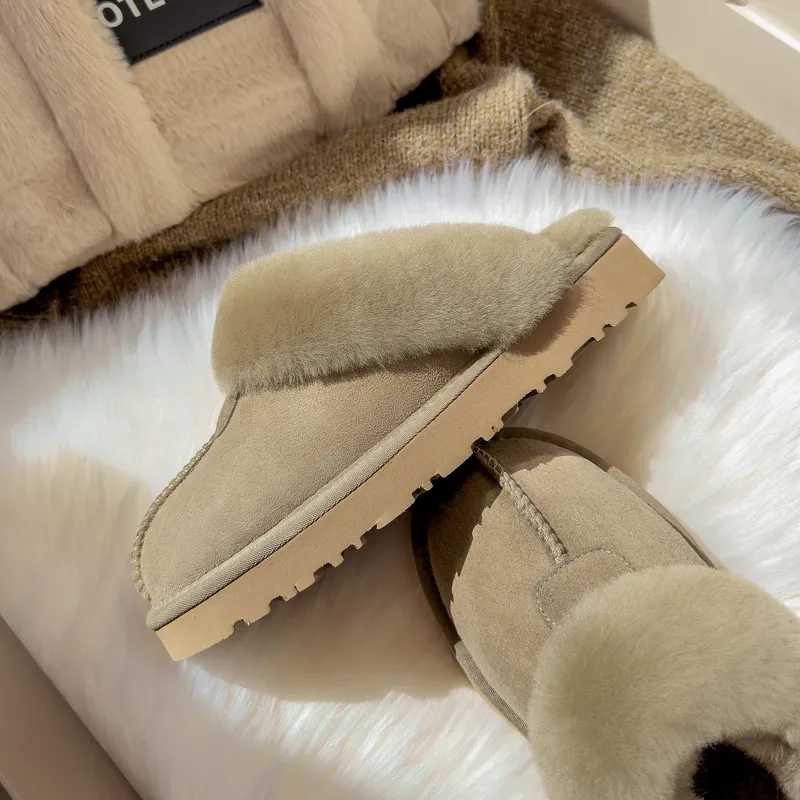 STELLA WEISZ Wrap toe Slippers Women's Chestnut/Antelope Brown/Gray-3