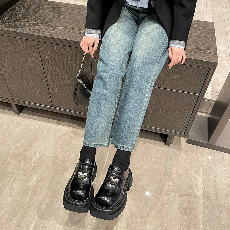 STELLA WEISZ Casual Single Shoes 5.5cm Women's Black-5