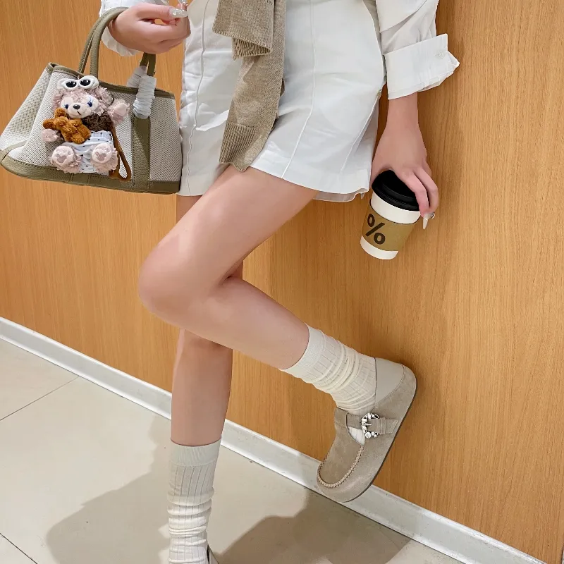 STELLA WEISZ Casual Single Shoes Women's Cream Apricot-2