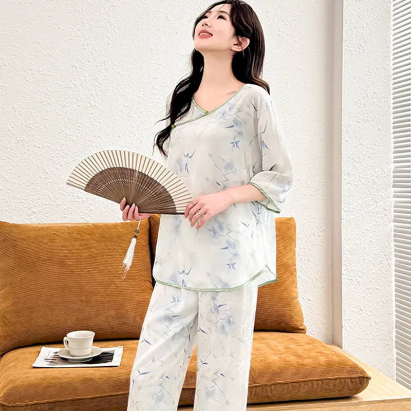 LoveEsteem Pajama Set Women's Blue-3