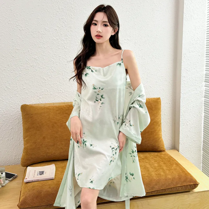 LoveEsteem Pajama Set Women's Light Green-1
