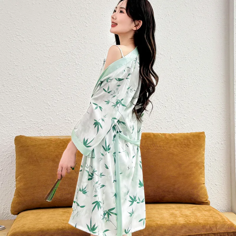LoveEsteem Pajama Set Women's Green-4