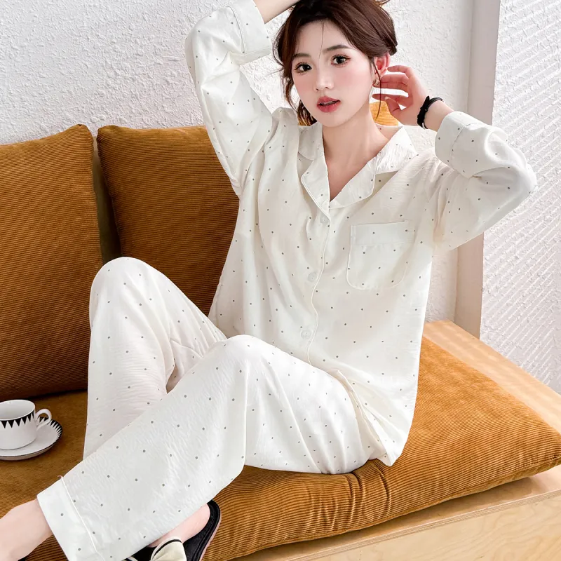 LoveEsteem Pajama Set Women's Milk White-1