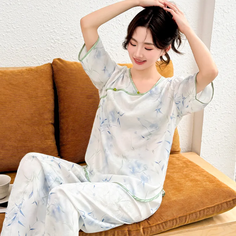 LoveEsteem Pajama Set Women's Blue-2