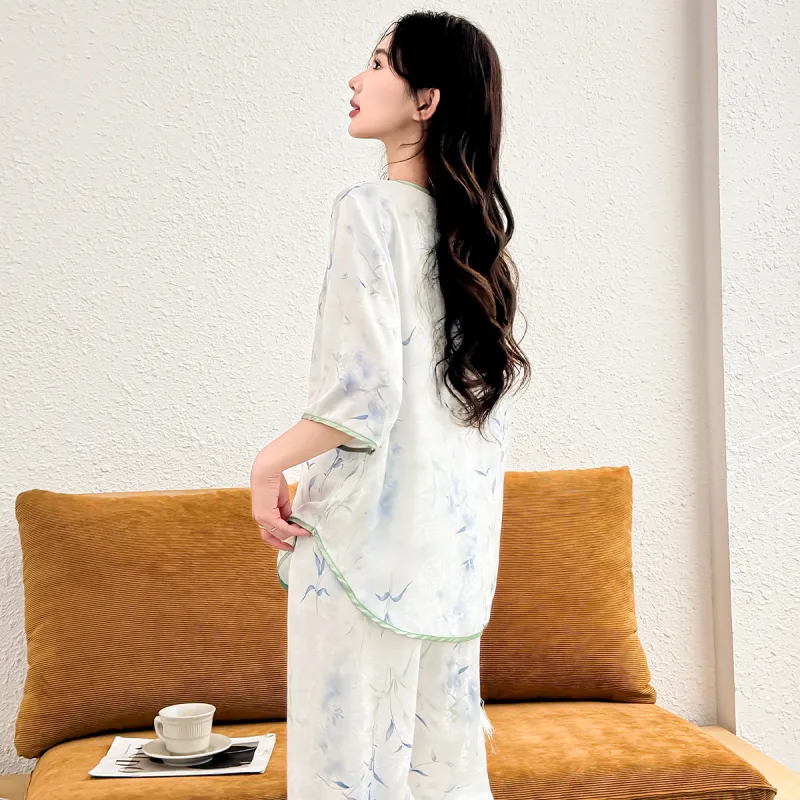 LoveEsteem Pajama Set Women's Blue-4