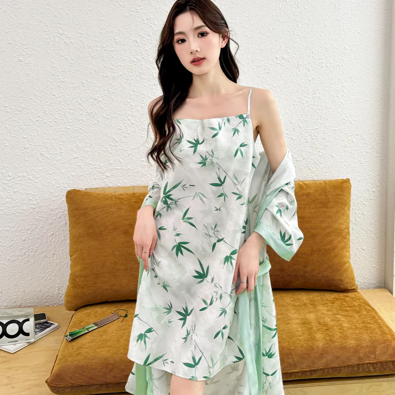 LoveEsteem Pajama Set Women's Green-3