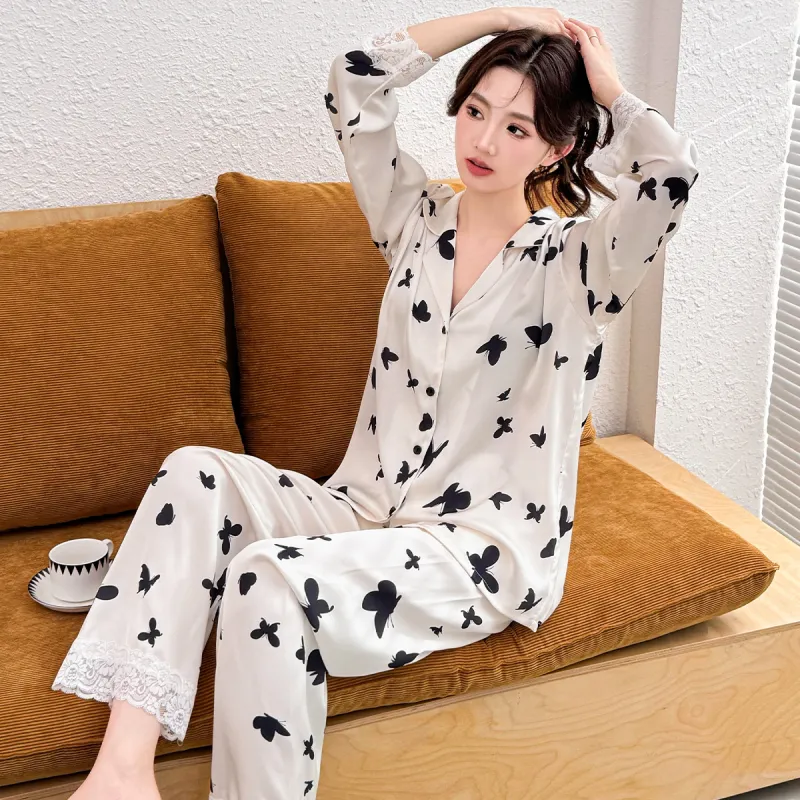 LoveEsteem Pajama Set Women's Cream Apricot-1
