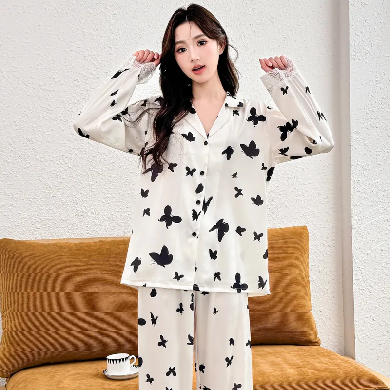 LoveEsteem Pajama Set Women's Cream Apricot-3