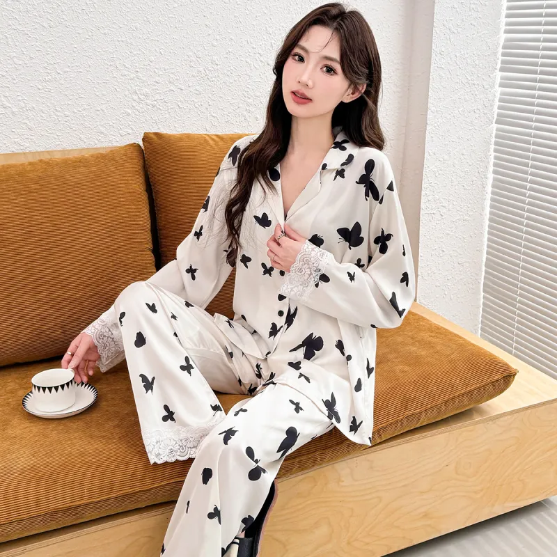 LoveEsteem Pajama Set Women's Cream Apricot-2