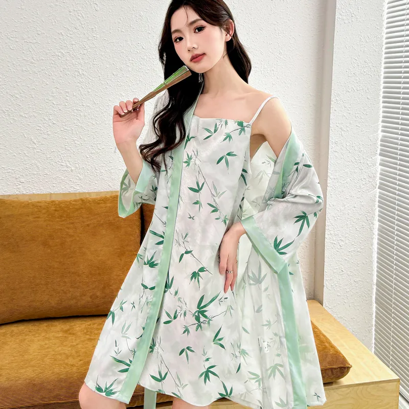 LoveEsteem Pajama Set Women's Green-2