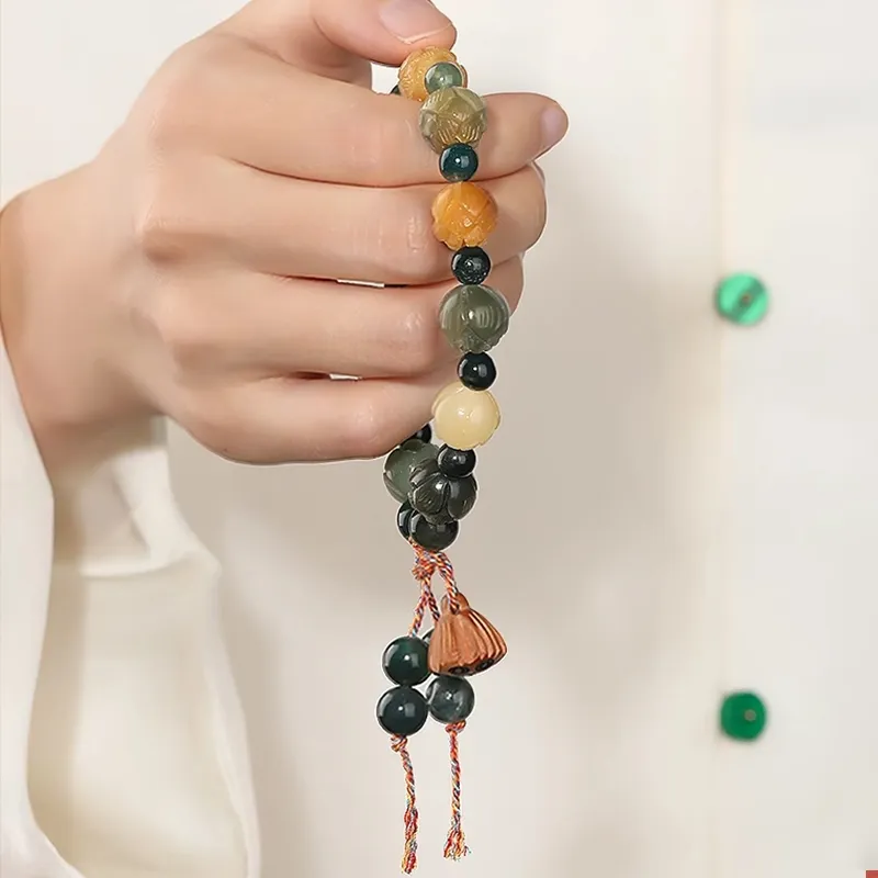 Baozhi Star Moon Bodhi Seeds Bracelets Unisex-2