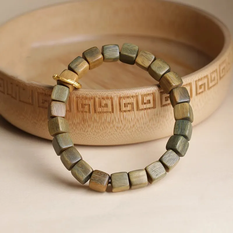 Baozhi Green Sandalwood Bracelets Unisex-6