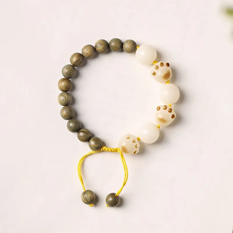 Baozhi Green Sandalwood Bracelets Unisex-4