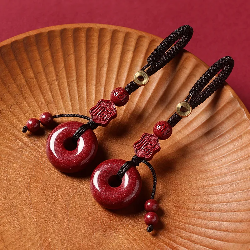 Baozhi Carved Jade Ornaments Unisex-7