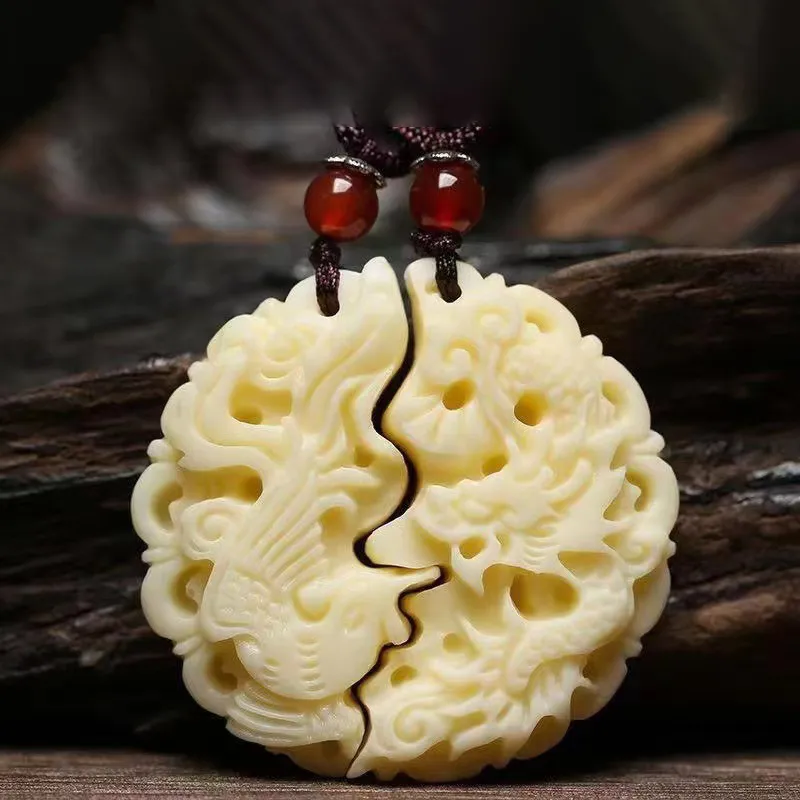 Baozhi Ivory Nut Necklaces Unisex-2