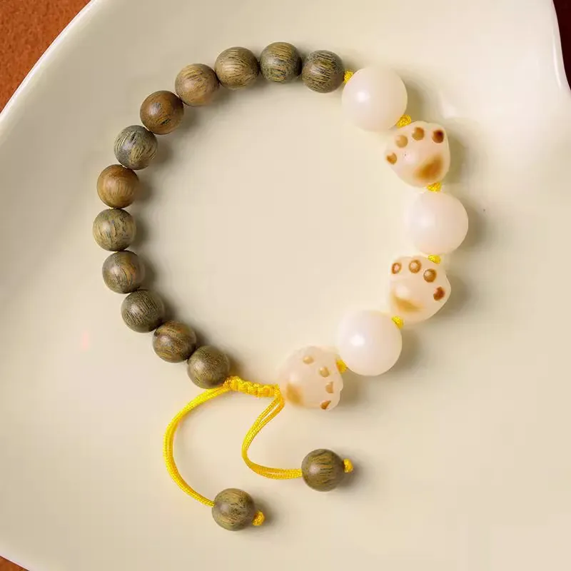 Baozhi Green Sandalwood Bracelets Unisex-3