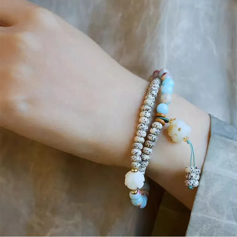 Baozhi Star Moon Bodhi Seeds Bracelets Unisex-3