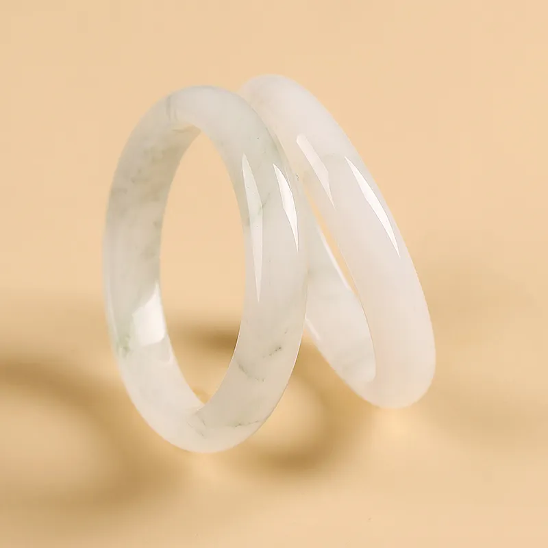 Baozhi Tianshan Jade Jade Bangles Women's-4