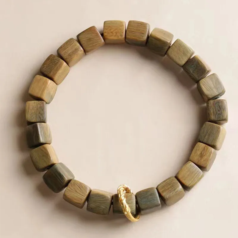 Baozhi Green Sandalwood Bracelets Unisex-4