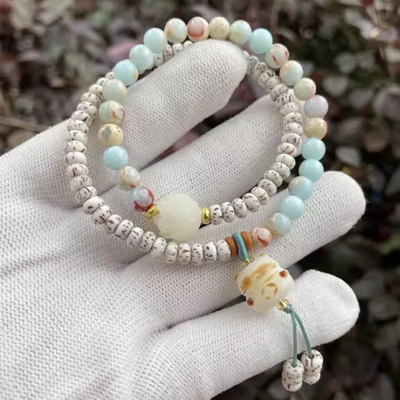 Baozhi Star Moon Bodhi Seeds Bracelets Unisex-6