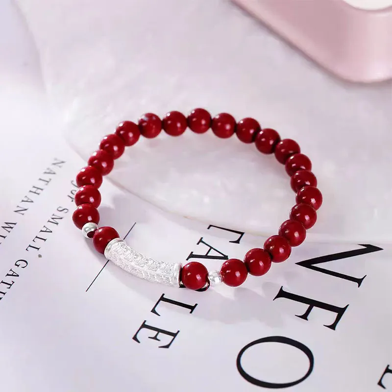 Baozhi Cinnabar Bracelets Unisex-4