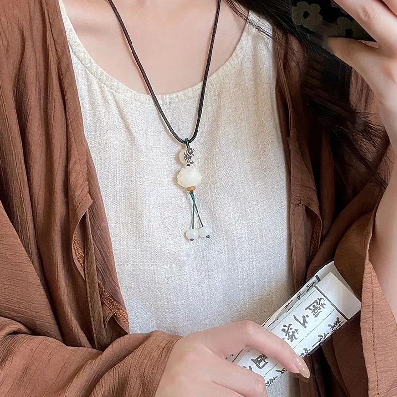 Baozhi Bodhi Root Necklaces Unisex-3
