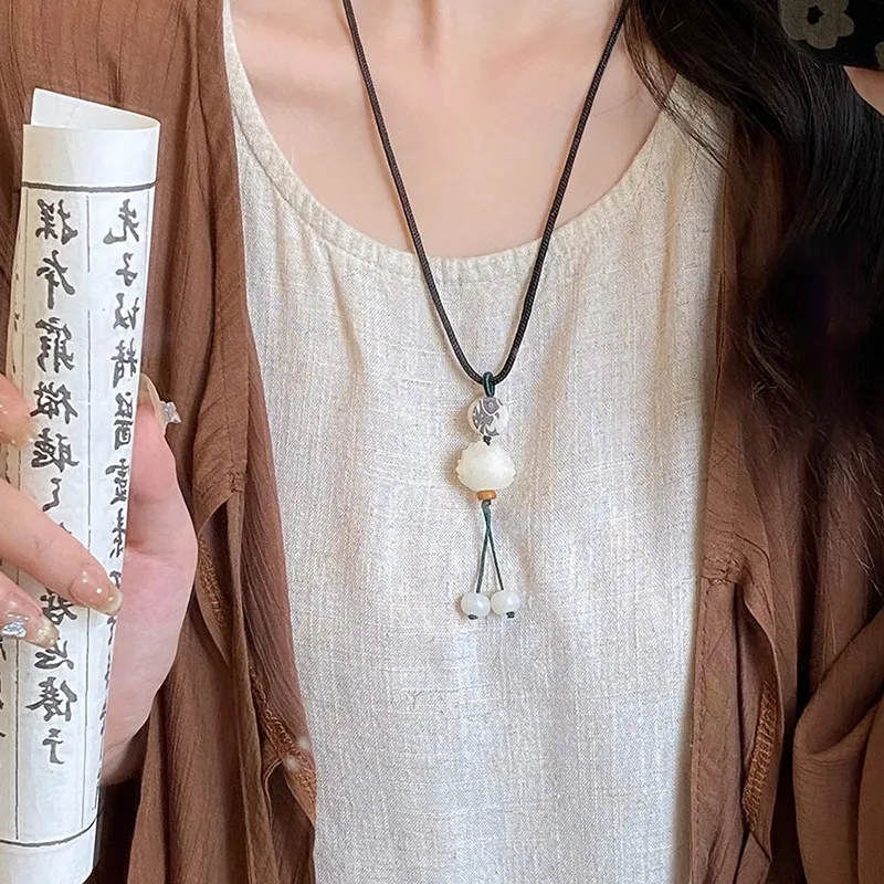 Baozhi Bodhi Root Necklaces Unisex-2