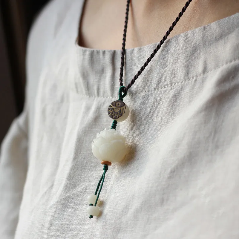 Baozhi Bodhi Root Necklaces Unisex-4