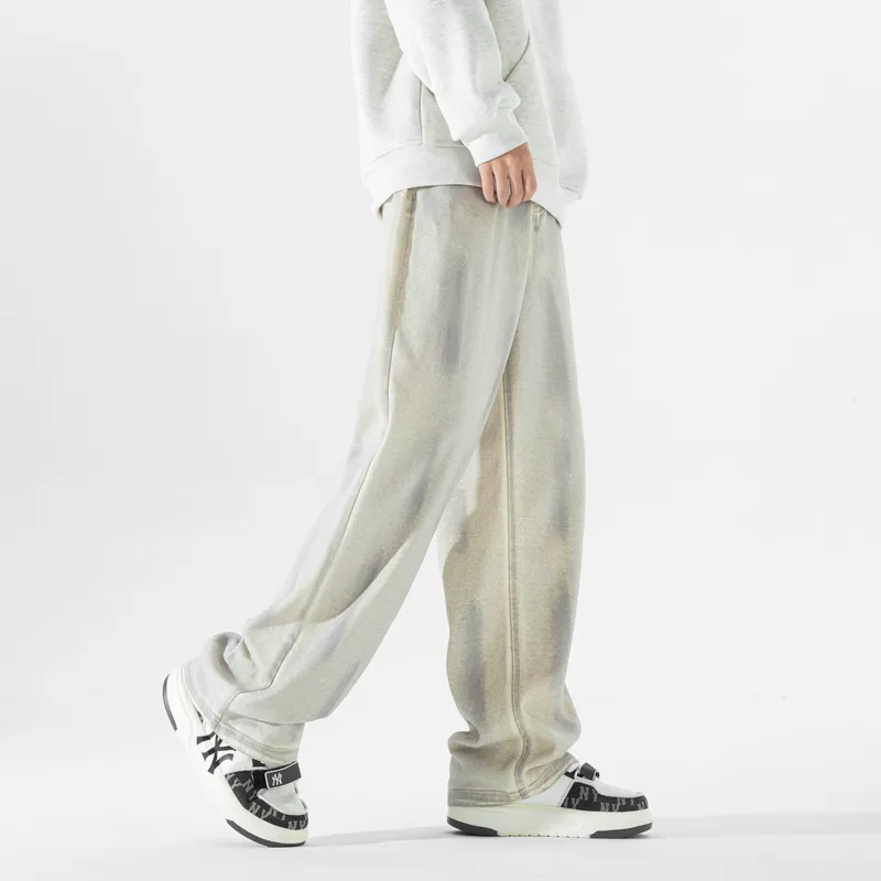 EDG Jeans Unisex Beige Apricot Dirty-6