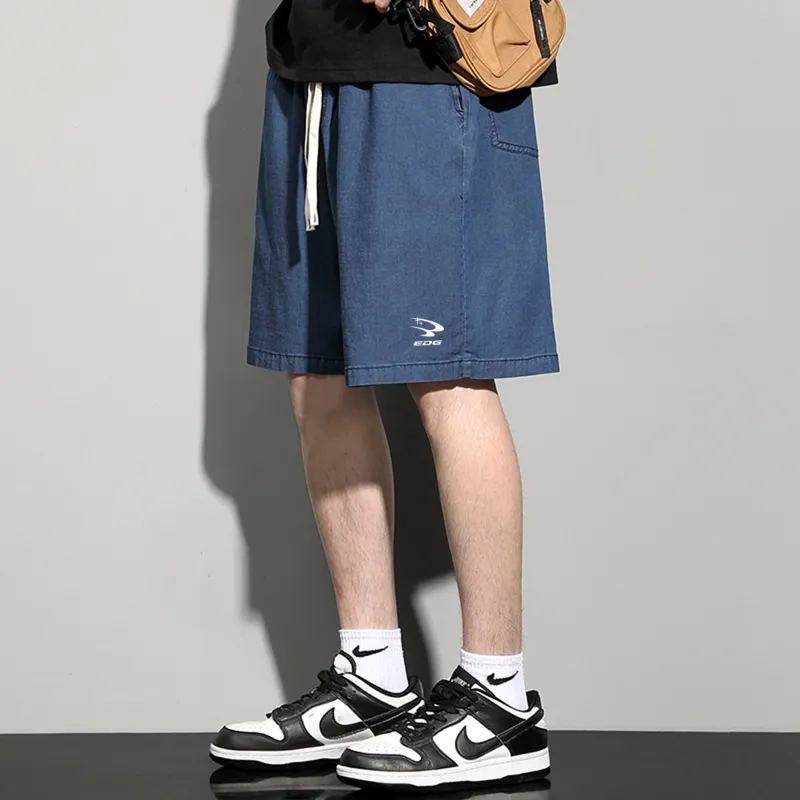 EDG Denim Shorts Unisex-5