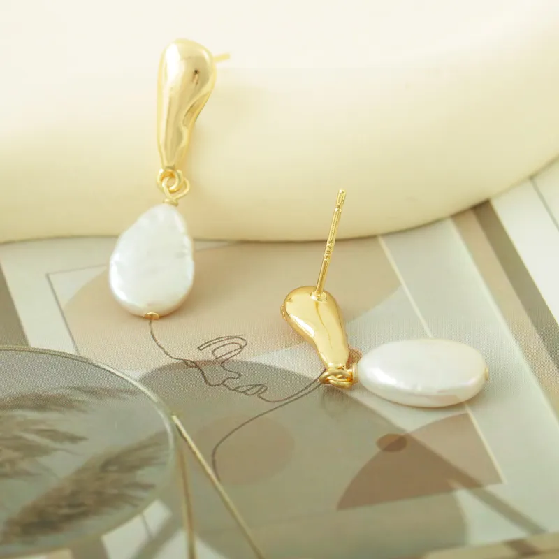 Taste The Color Pearl Earrings Women's-3