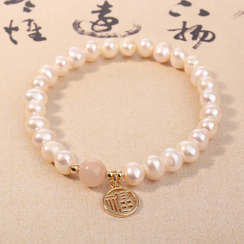 Taste The Color Pearl Bracelets Women's-12
