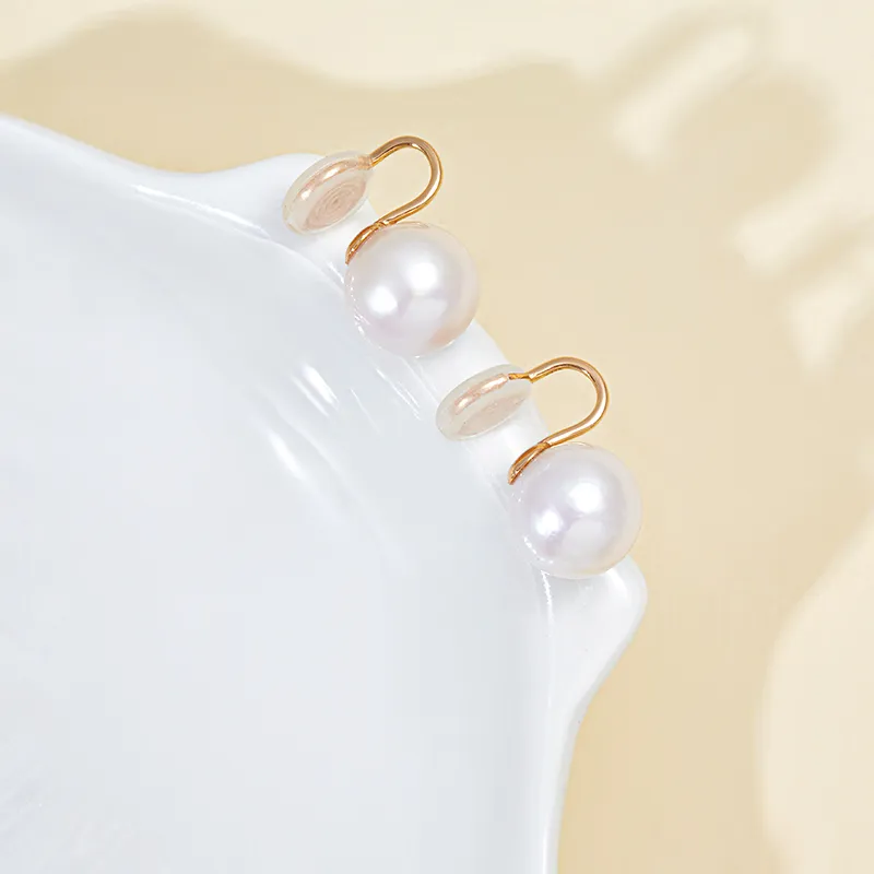 Taste The Color Freshwater Pearl Clip On Earrings Women's-1