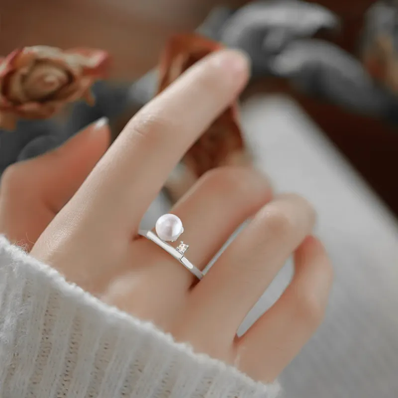 Taste The Color Pearl Rings Women's-3