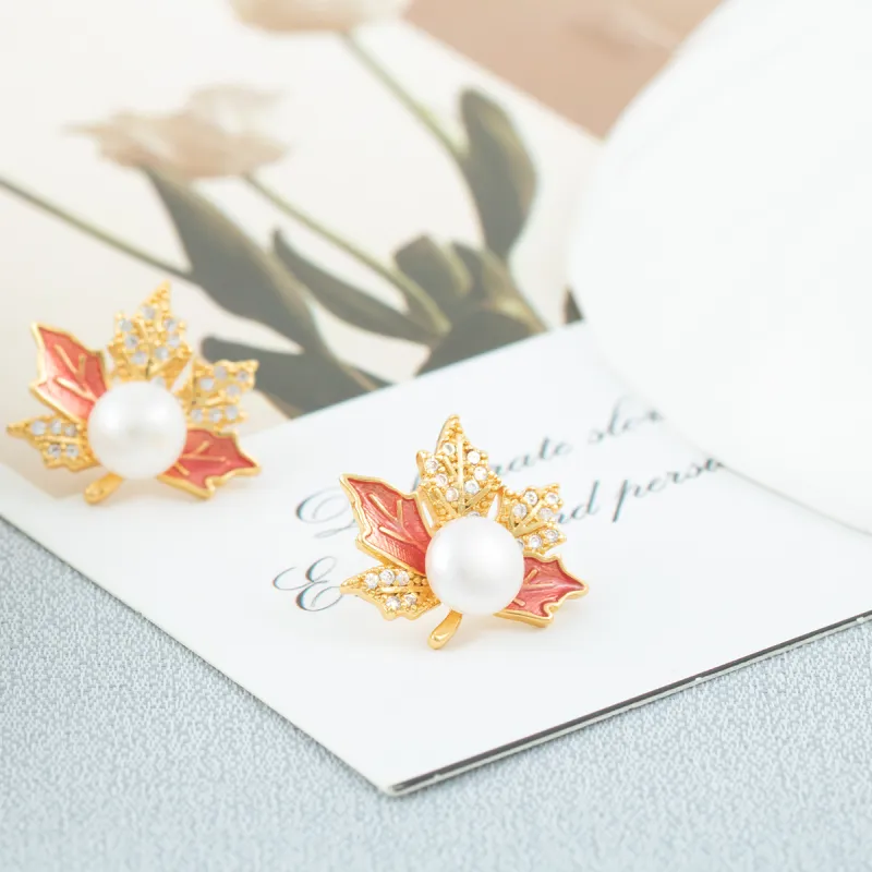 Taste The Color Pearl Earrings Women's-2