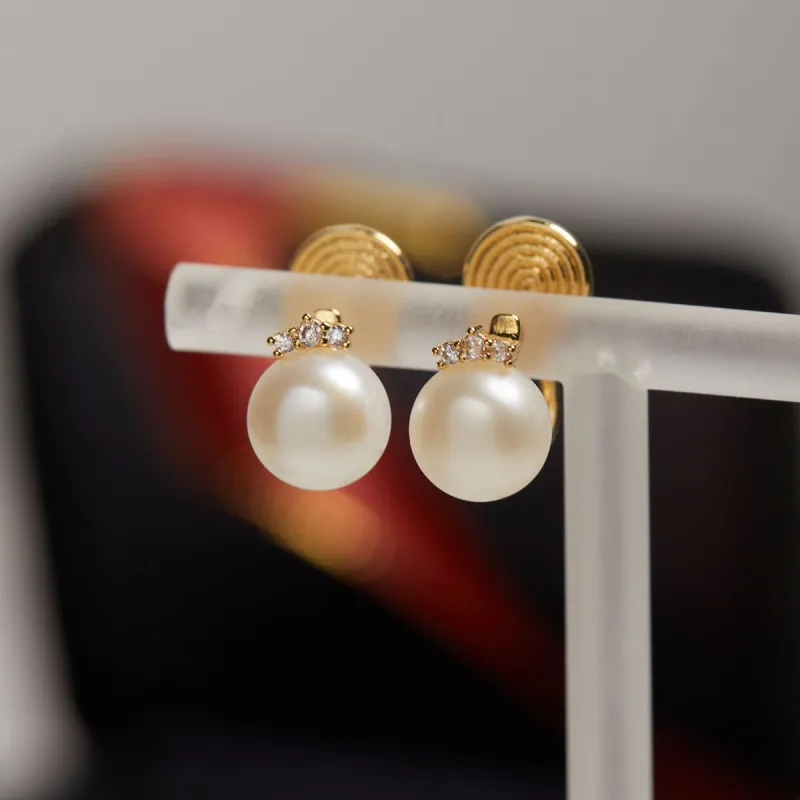 Taste The Color Pearl Clip On Earrings Women's-6