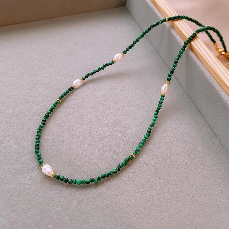 Taste The Color Pearl Necklaces Women's-4