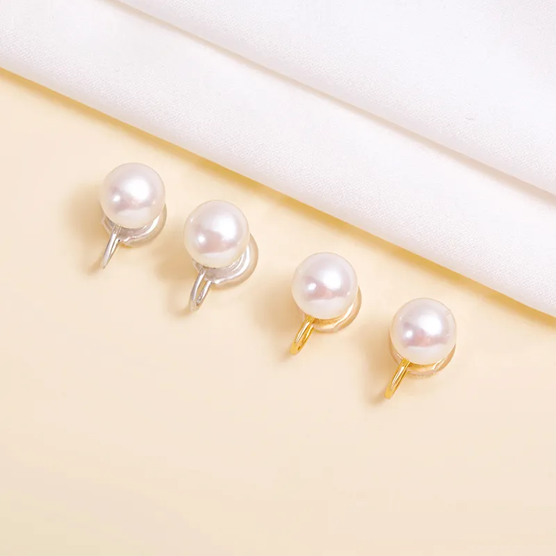 Taste The Color Freshwater Pearl Clip On Earrings Women's-3