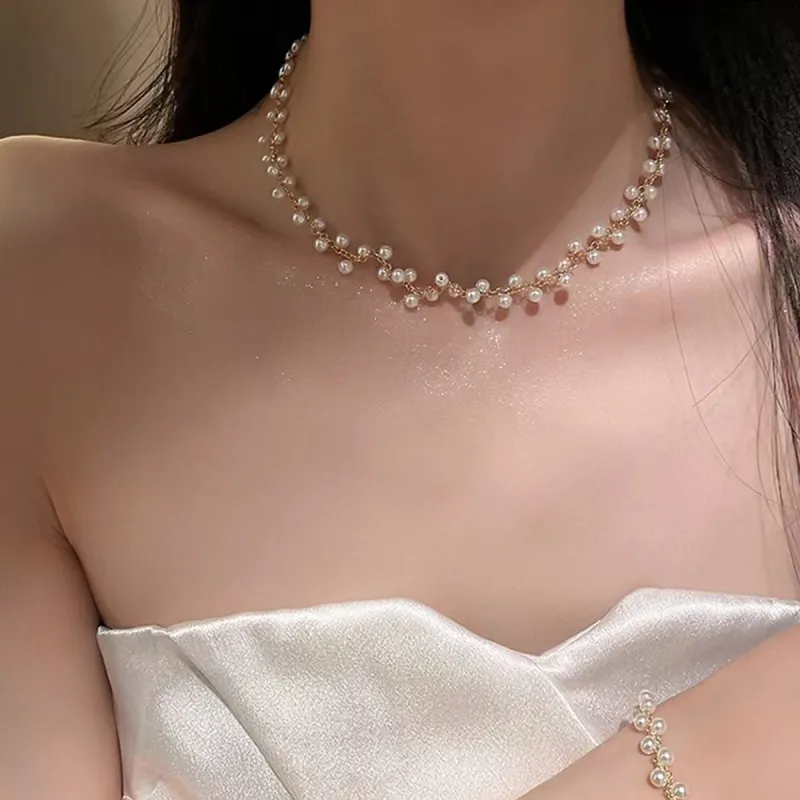 Taste The Color Freshwater Pearl Necklaces Women's-2