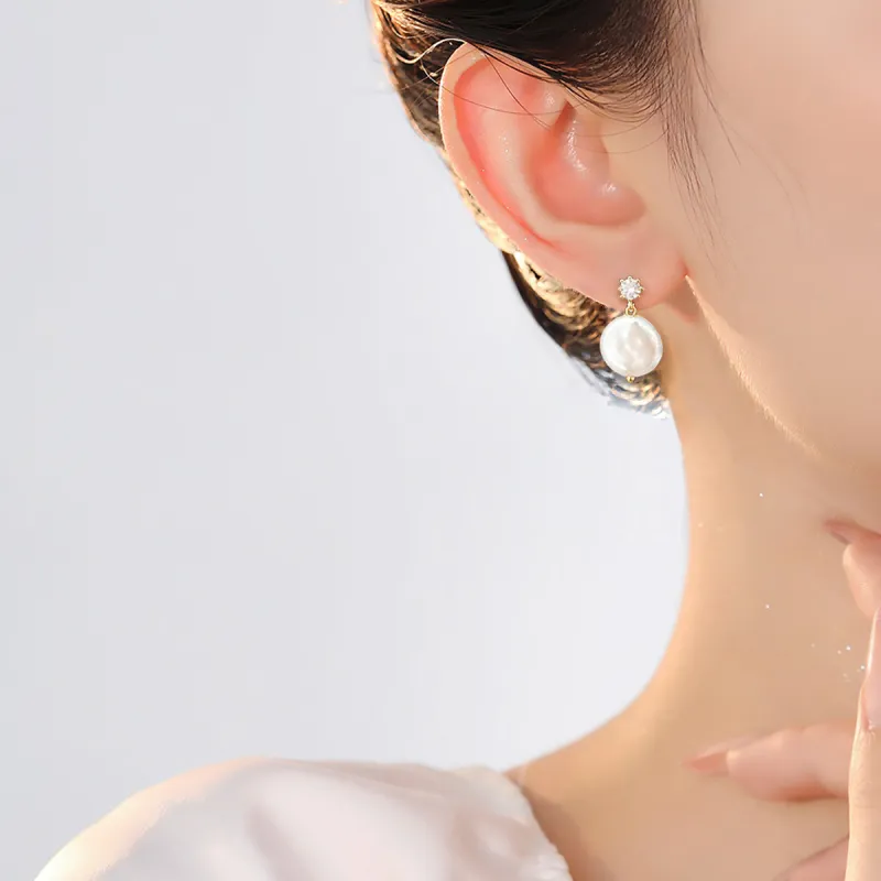 Taste The Color Pearl Earrings Women's-2