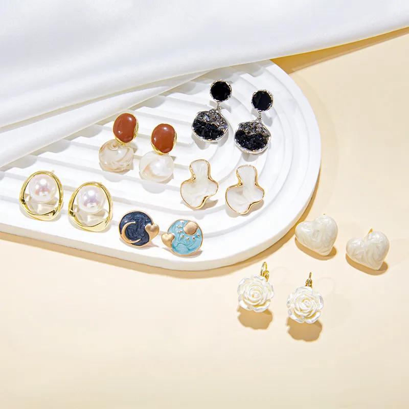 Taste The Color Alloy Earrings Women's-2