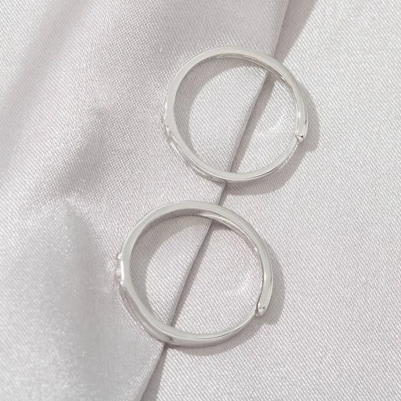 Taste The Color 925 Sterling Silver Rings Unisex-5