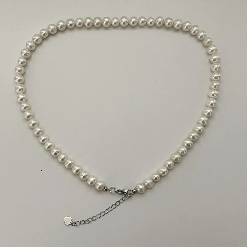 Taste The Color Pearl Necklaces Women's-3