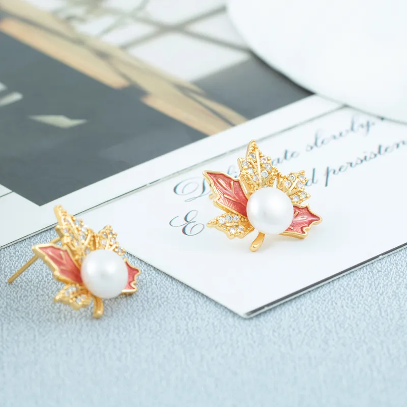 Taste The Color Pearl Earrings Women's-3