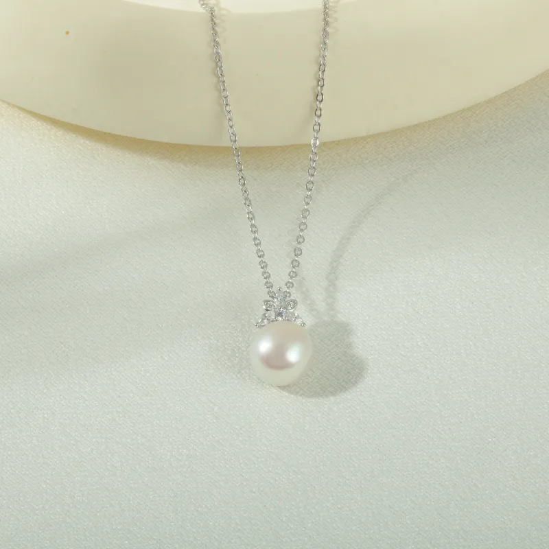 Taste The Color Pearl Necklaces Women's-2